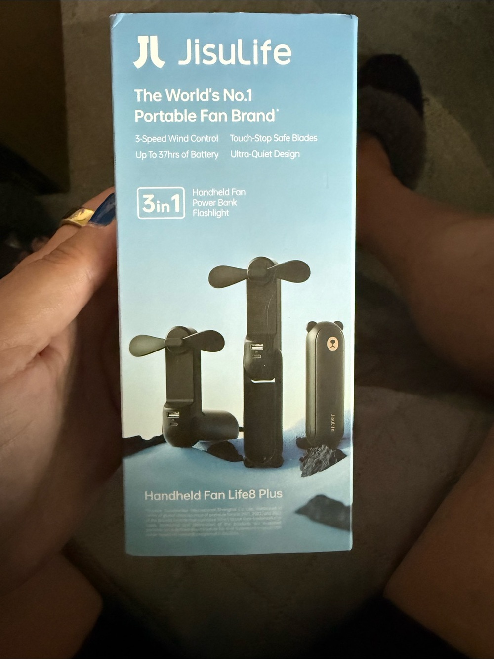 Jisulife Portable Handheld Fan 3 in 1